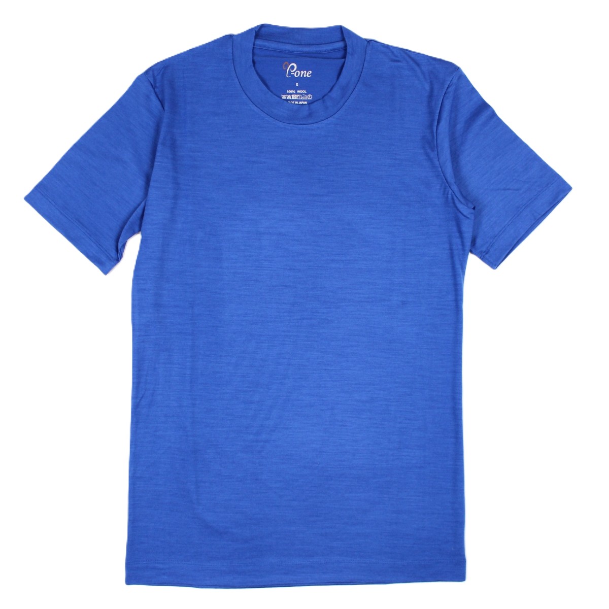 C-one（シーワン） C BASIC ウールTシャツ 半袖 / ダークネイビー 