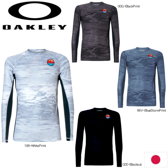 OAKLEY FOA400849 LS PRESSURE 10.0 日本正規品 オークリー 長袖プレッシャーシャツ ラッシュガード