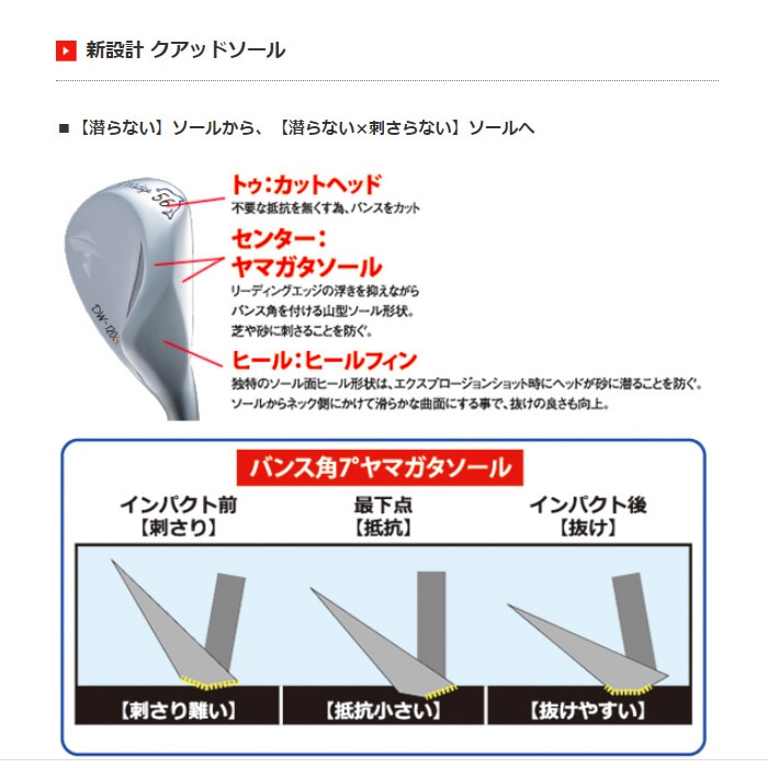 Kasco DW-120G BLUE セミグースネック ヘッドのみ キャスコ ドルフィン