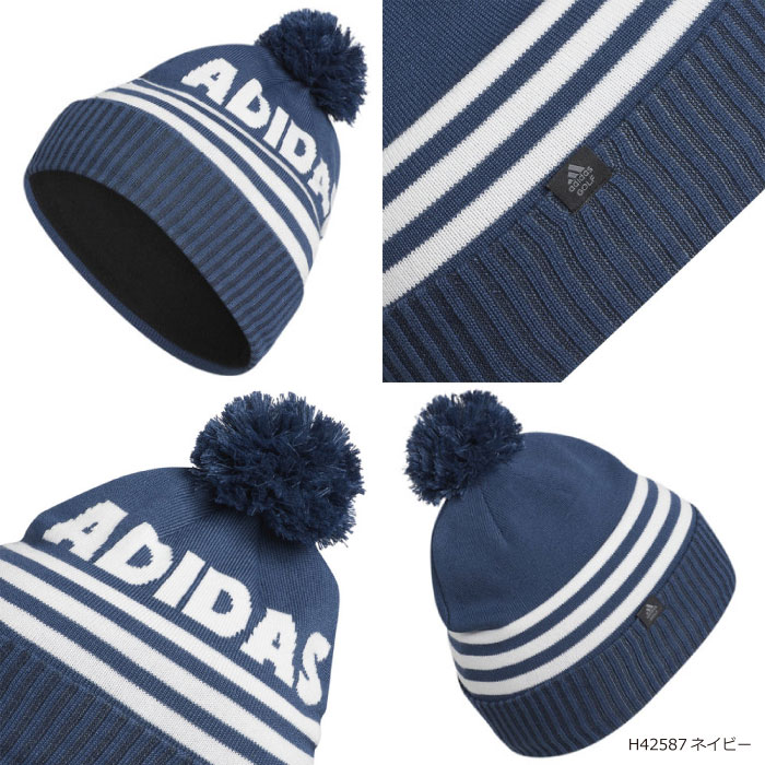 adidas KOD98 アディダスゴルフ COLD.RDY ロゴ ビーニー ニット