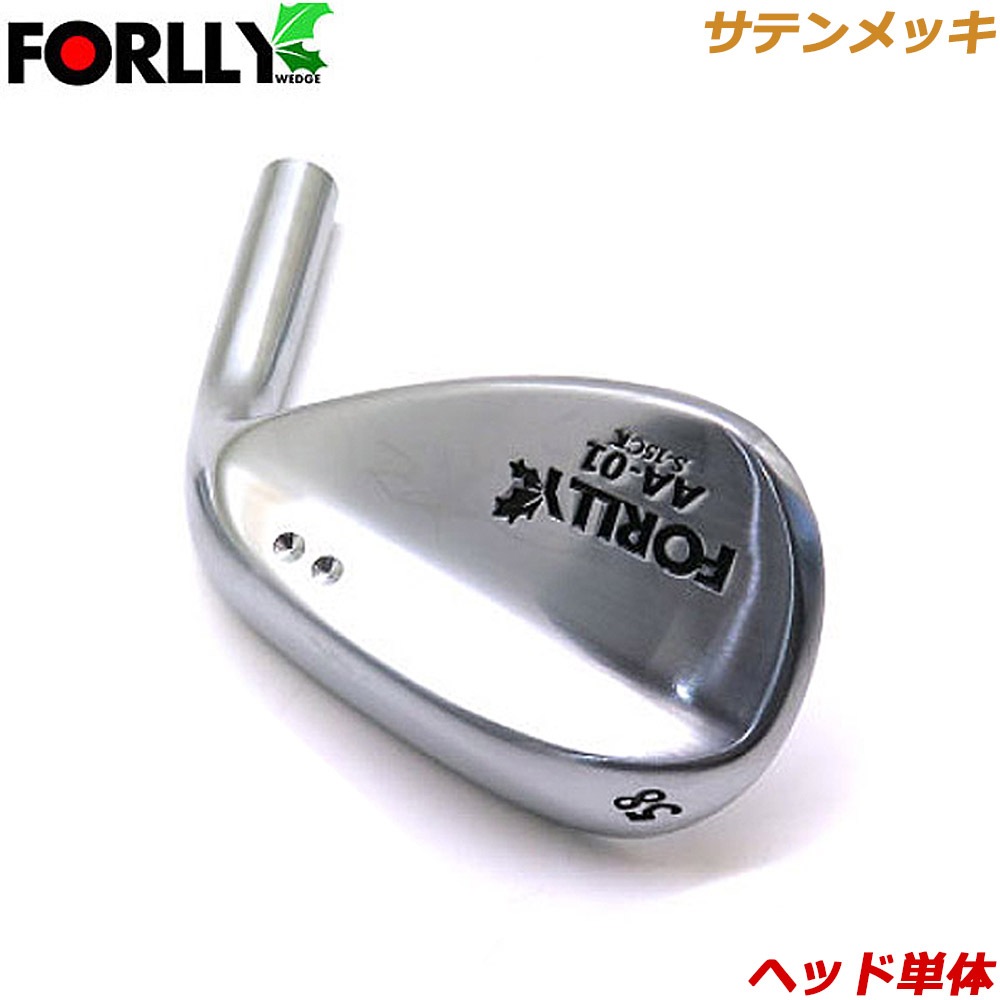 ヘッド単体】FORLLY フォーリー ウェッジ サテンメッキ AA-01 市川の 