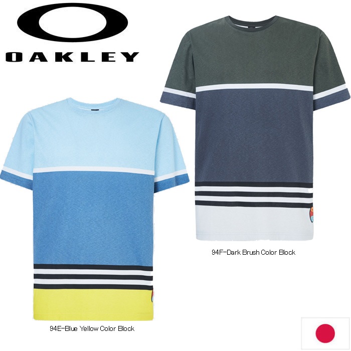 在庫処分 OAKLEY FOA400257 STRIPED 1975 SHORT SLEEVE TEE 日本正規品 オークリー ストライプ 1975 半袖Tシャツ