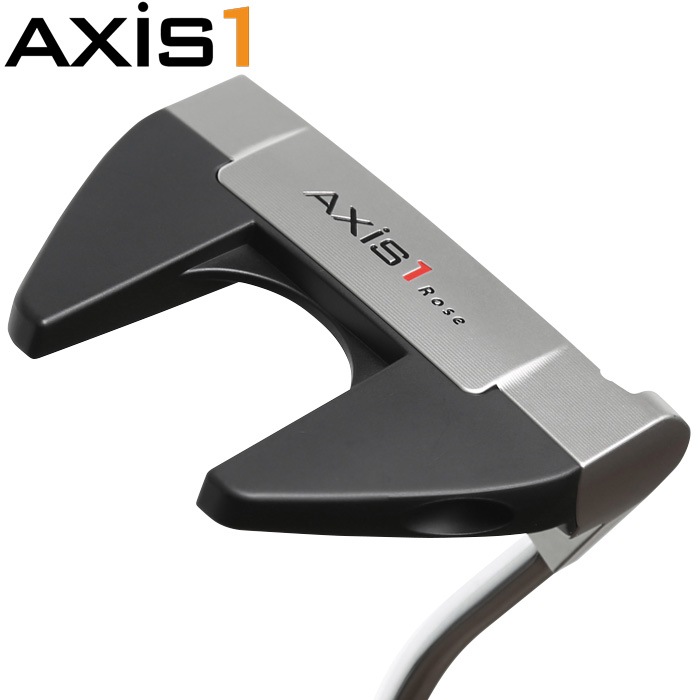 AXIS1 Rose パター ヘッドカバー付き 数量限定 AXIS1 アクシスワン ローズ ブラック マレットパター