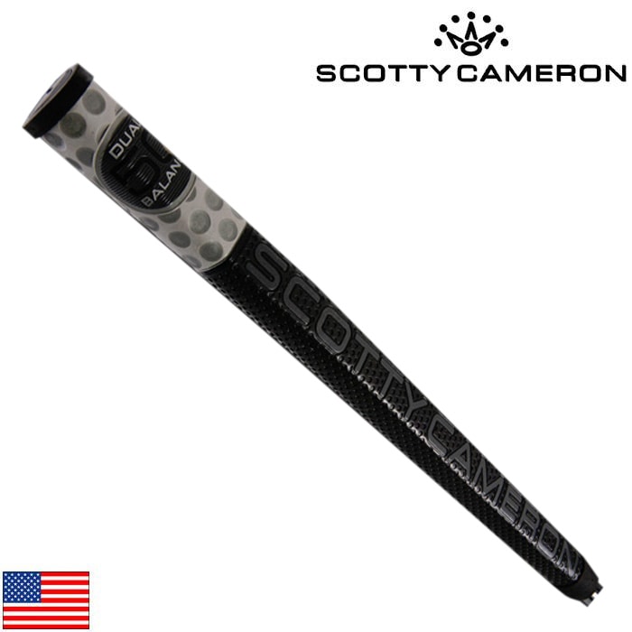 SCOTTYCAMERON 101305 DUAL BALANCE Grip Black スコッティキャメロン デュアルバランス交換用 中尺パターグリップ（US）