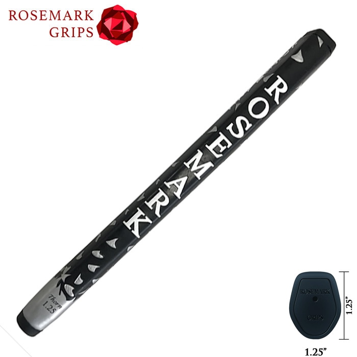 ROSEMARK GRIPS 1.25 NEO Black＆Silver ローズマークグリップ ネオ ブラック＆シルバー パターグリップ 日本正規品