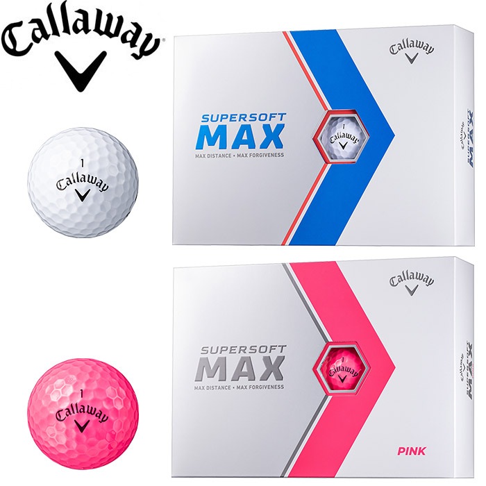 【新品未使用】Callaway SUPER SOFT MAX 3箱 キャロウェイ スーパーソフト マックス ボール 2023 1ダース 日本仕様