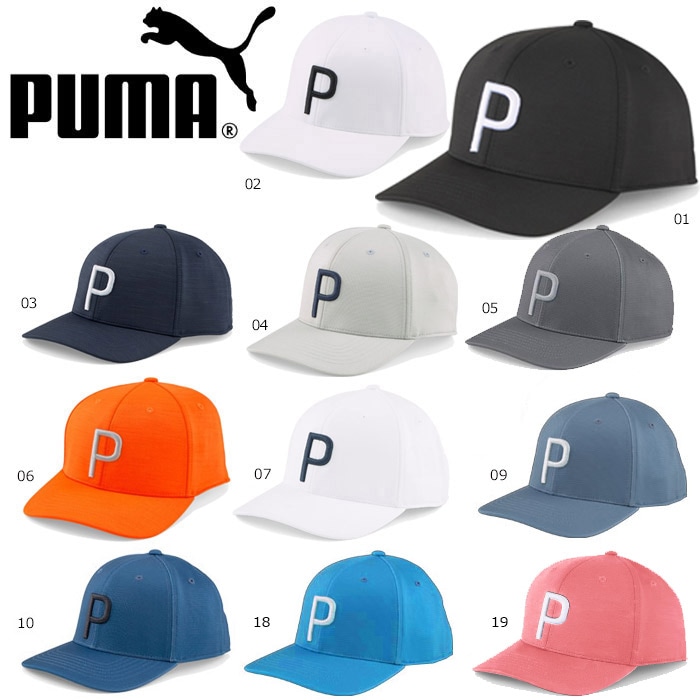 PUMA 024422 P Snapback CAP プーマ Pマーク スナップバック ゴルフキャップ