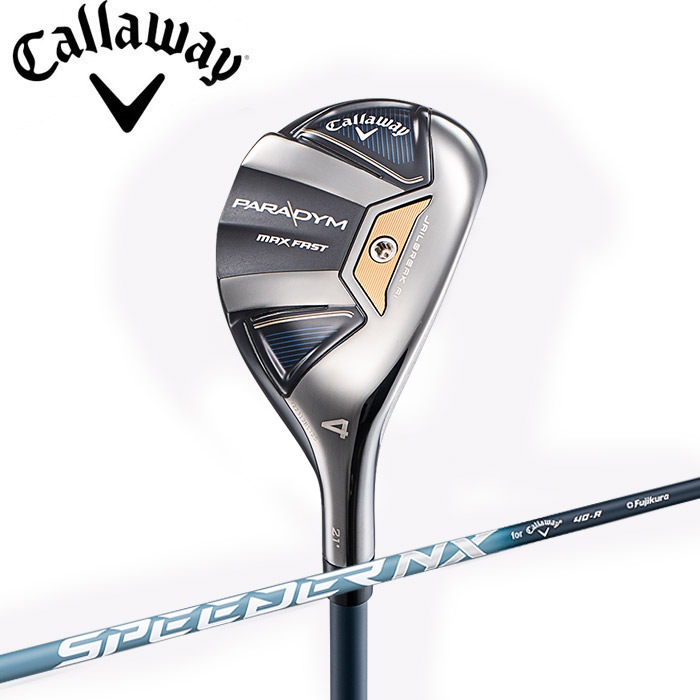 【中古】キャロウェイ PARADYM MAX FAST ユーティリティ　2023 Callaway キャロウェイ パラダイム ユーティリティ MAX FAST