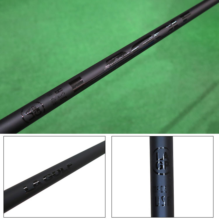 限定モデル】LAゴルフ Pシリーズ マットブラック カーボンパター