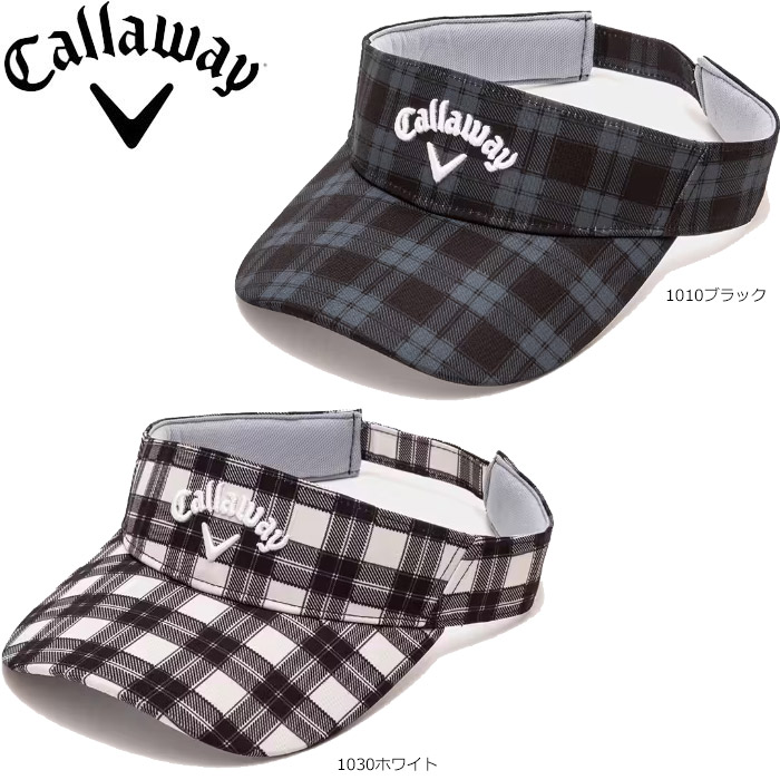 Callaway C23291115 キャロウェイ メンズ チェック柄バイザー 日本仕様