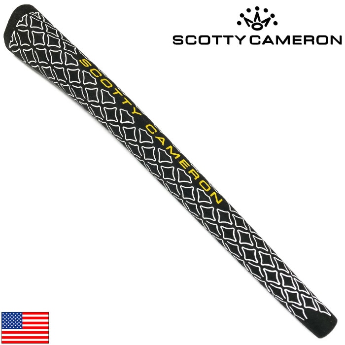 SCOTTYCAMERON Pistolero Plus Black & White Texture & Yellow Scotty Cameron スコッティキャメロン ピストレロ プラス US