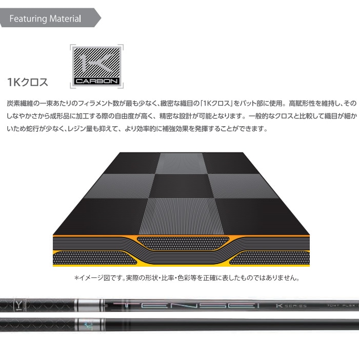 キャロウェイUT用OEMスリーブ付シャフト 三菱ケミカル テンセイ