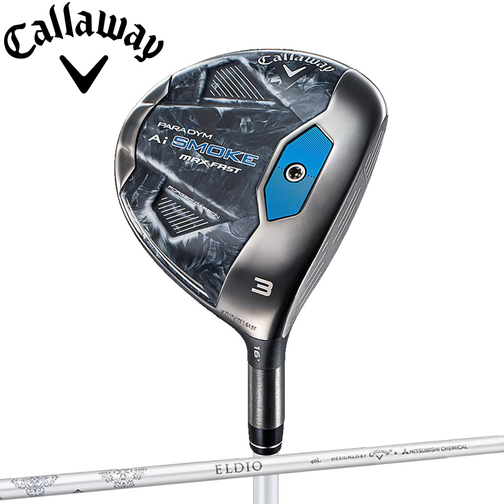 Callaway Paradym Ai SMOKE MAX FAST Womens Fairway Wood キャロウェイ パラダイム エーアイ スモーク マックスファスト ウィメンズ フェアウェイウッド