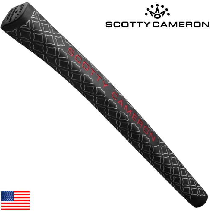 SCOTTYCAMERON Pistolero Plus Black W/White Texture & Red Scotty