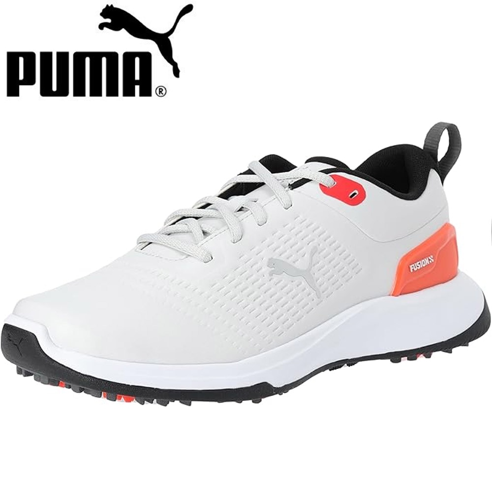 PUMA 378942 Feather Gray-Red Blast プーマ メンズ グリップフュージョン フレックス グレーレッド 日本仕様