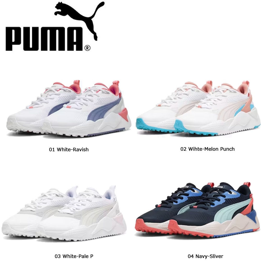 PUMA 309771 プーマ ウィメンズ ゴルフ GS-X EFEKT スパイクレスシューズ 日本仕様