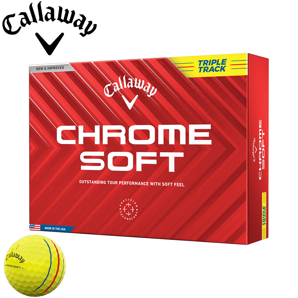 Callaway Chrome Soft ゴルフボール 2ダースセット Callaway 【期間限定】【2ダースセット】【送料無料