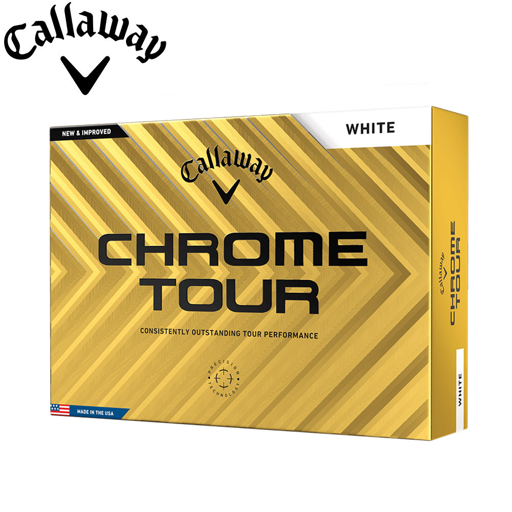 キャロウェイ CHROME TOUR WHITE 2024 ホワイト 1ダース 日本正規品 Callaway クロム・ツアー ホワイト