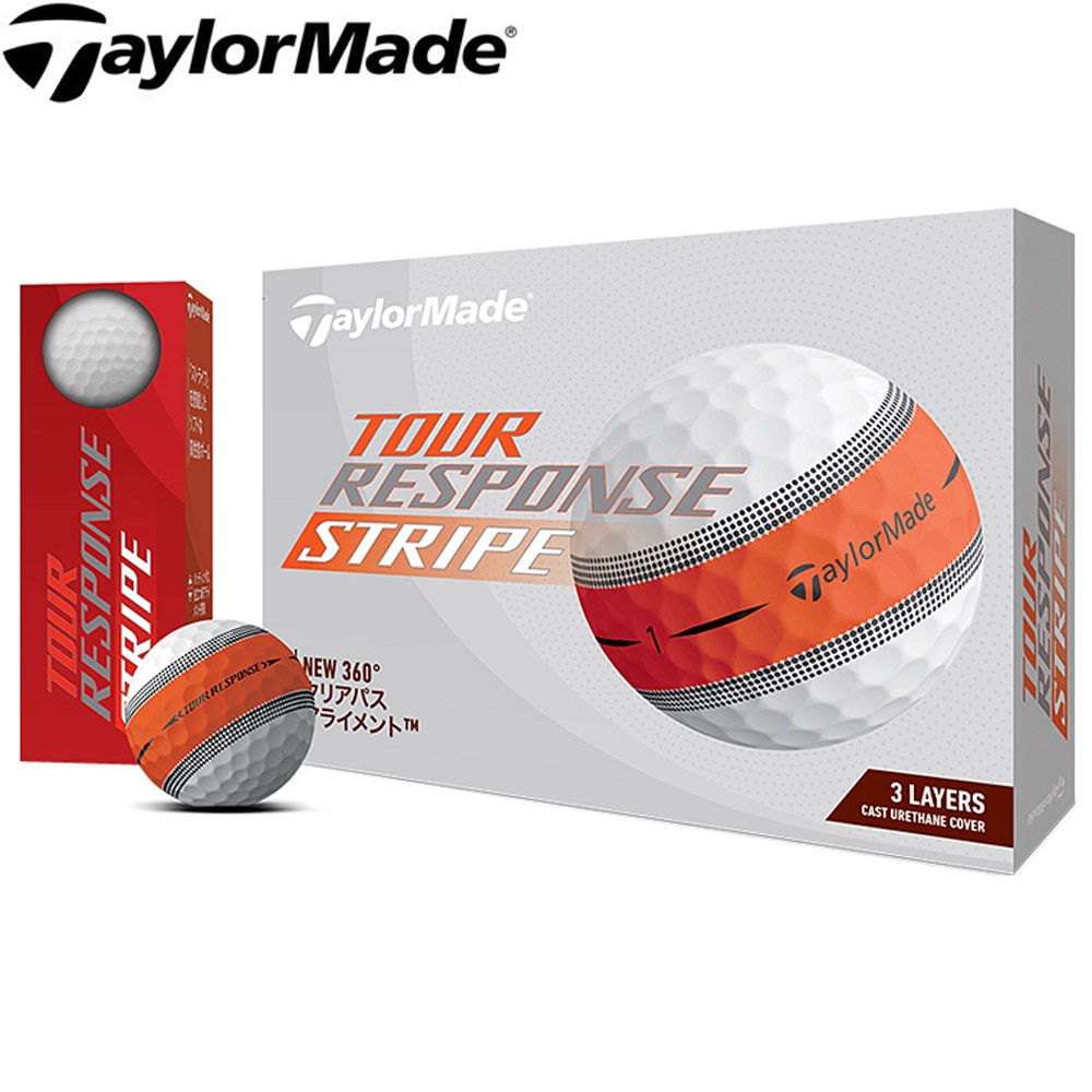 Taylormade テーラーメイド 2024 TOUR RESPONSE STRIPE ツアーレスポンスストライプ 1ダース 日本仕様
