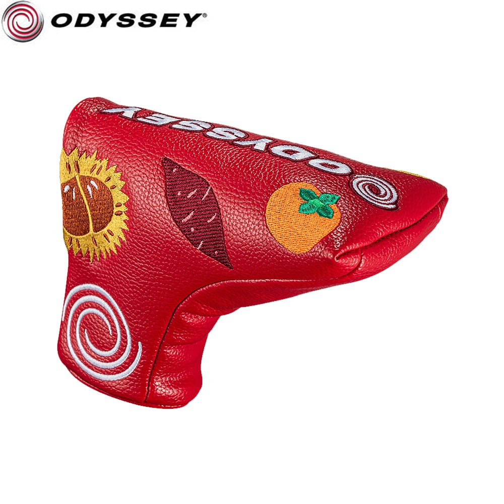 ODYSSEY 5524124 オデッセイ F ブレード パター カバー フォール ワインレッド 24 JM ブレード用 ヘッドカバー