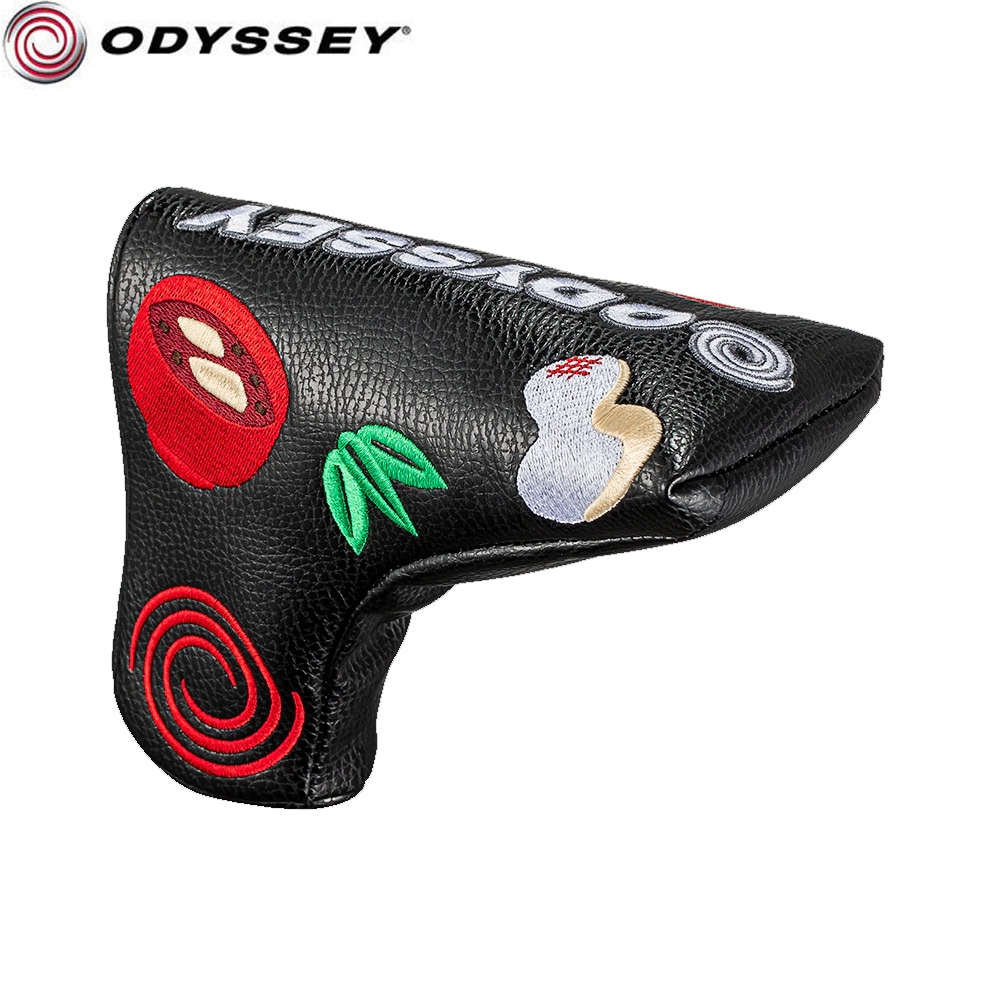 ODYSSEY 5524124 オデッセイ F ブレード パター カバー ウィンター ブラック 24 JM ブレード用 ヘッドカバー