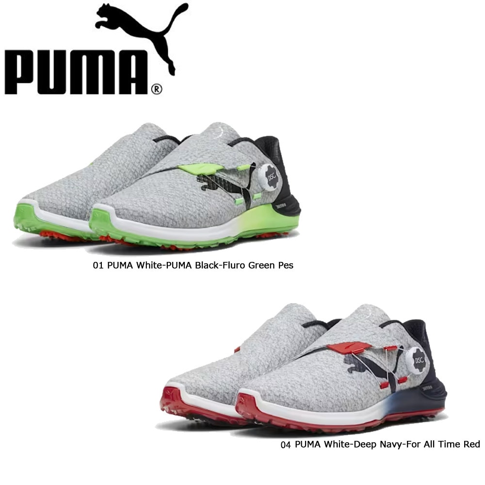 PUMA 379208 メンズ ゴルフ ファントムキャット ニトロ ディスク スパイクレスシューズ 日本仕様