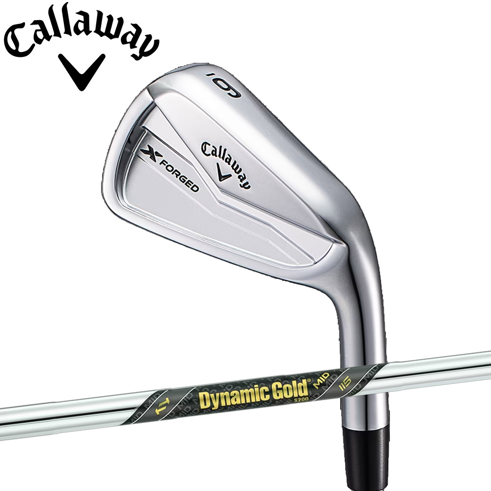 キャロウェイ X FORGED アイアン 5-PWセット DG MID 115 S200装着モデル 日本仕様 IRON Callaway