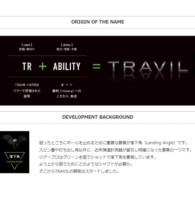 キャロウェイUT用OEMスリーブ付シャフト Fujikura TRAVIL キャロウェイUT用OEMスリーブ付シャフト Fujikura TRAVIL