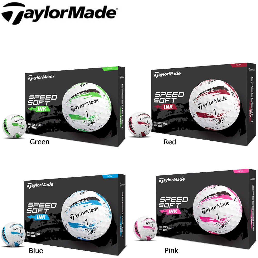Taylormade テーラーメイド 2024 SpeedSoft INK スピードソフト インク 1ダース 日本仕様