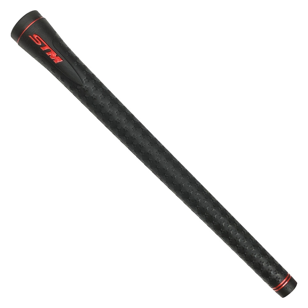 新品 STM Dark Stellaゴルフグリップ ブラック/レッド 6本セット STM Dark Stella S-1シリーズ ダークステラ グリップ バックライン無