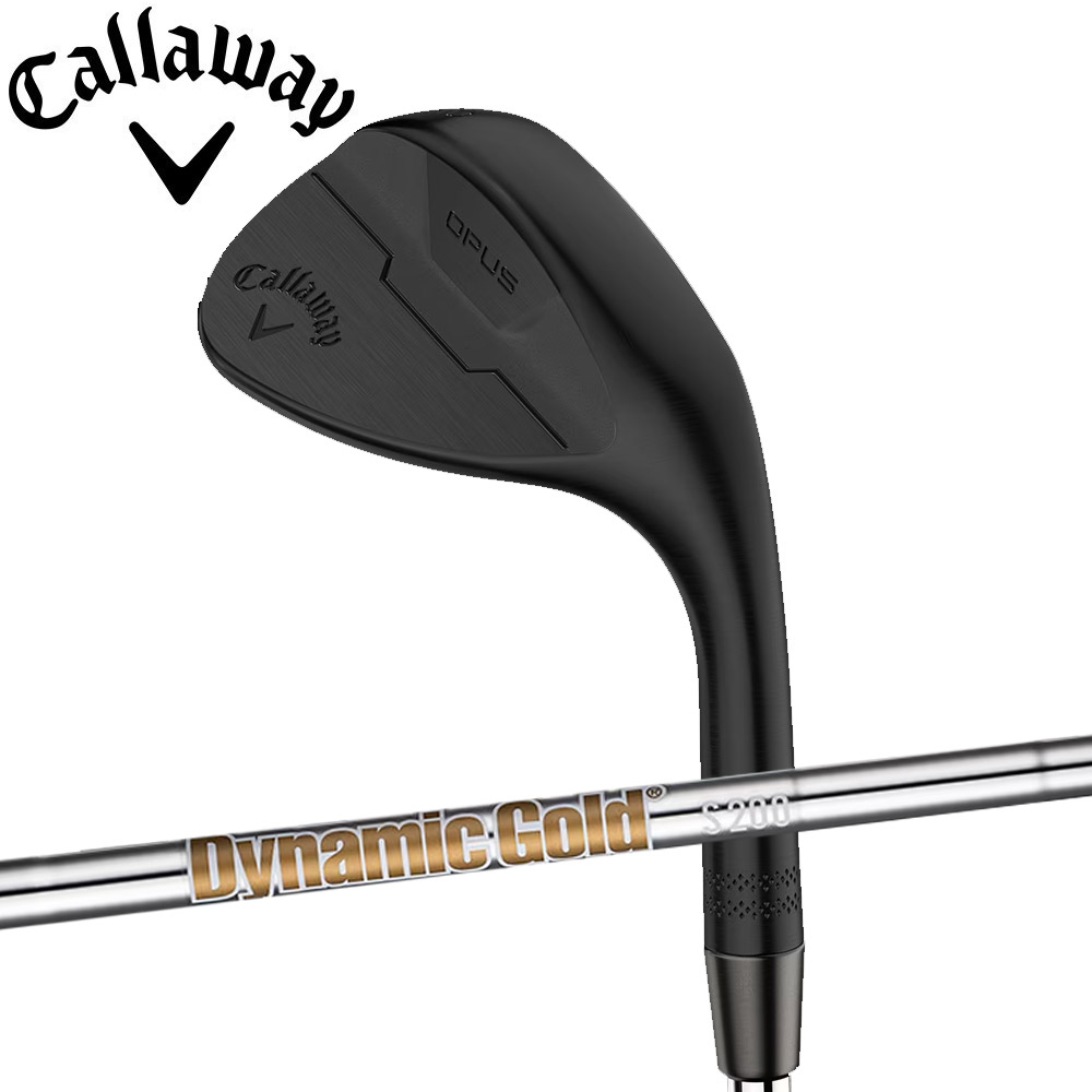 キャロウェイ OPUS WEDGE BLACK オーパス ウェッジ ブラック 日本仕様 ダイナミックゴールド S200 装着モデル