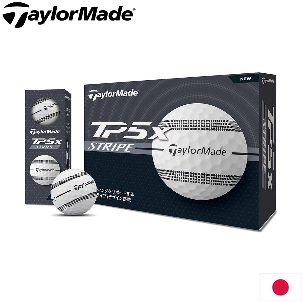 Taylormade テーラーメイド 2024 TP5x ストライプ ボール 1ダース 日本仕様