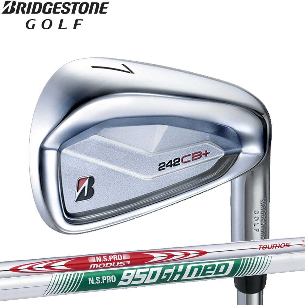 ブリヂストン242CB+ 6本セット アイアン モーダス105S/N.S.PRO950neo S 5-PW 6本セット BRIDGESTONE