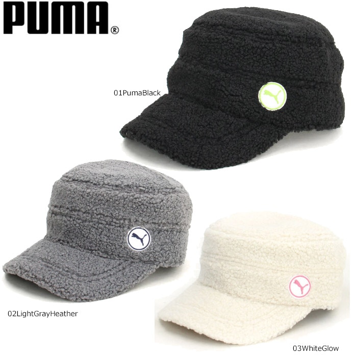 PUMA 026059 ウィメンズ プーマゴルフ W FOG シェルパフリースキャップ ゴルフキャップ