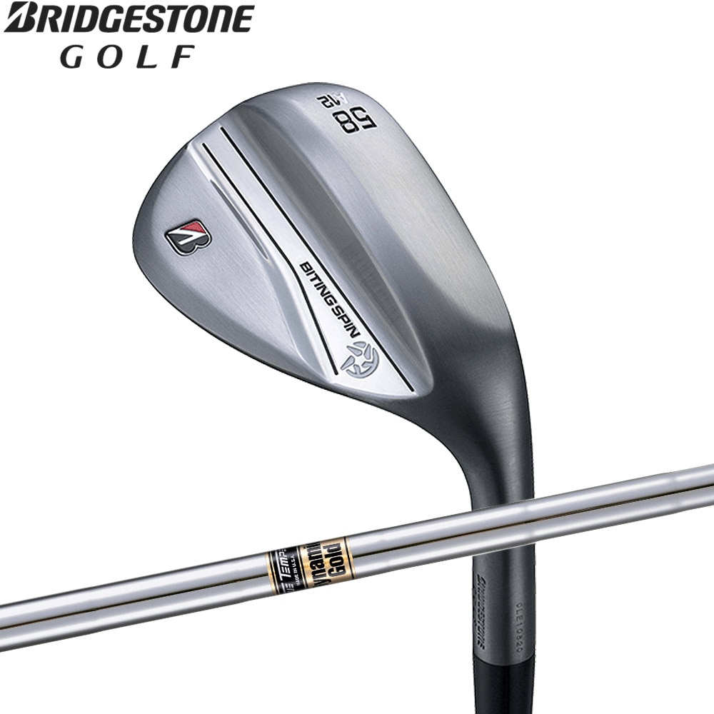 ブリヂストン バイティングスピン ウエッジ　　　　　2本セット　ノーメッキ カスタム特注品】ブリヂストン BITING SPIN WEDGE ノーメッキ
