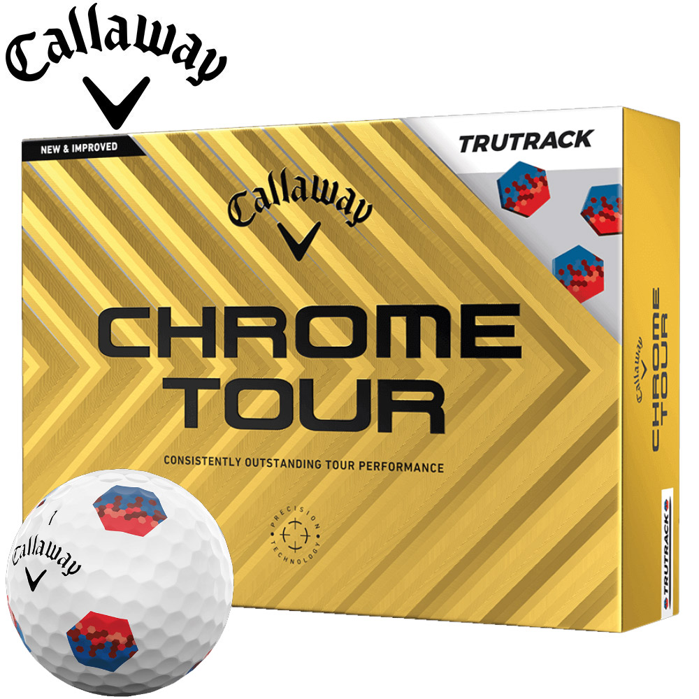 キャロウェイ クロム ツアー トゥルートラック ボール 2024 ホワイト 1ダース 日本正規品 Callaway CHROME TOUR TRUTRACK