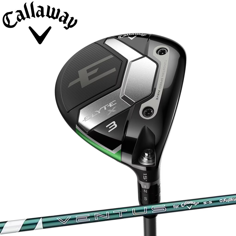 Callaway ELYTE フェアウェイウッド 3HL 16.5° 純正SR 純正シャフト】Callaway ELYTE X Fairwaywood キャロウェイ エリート X