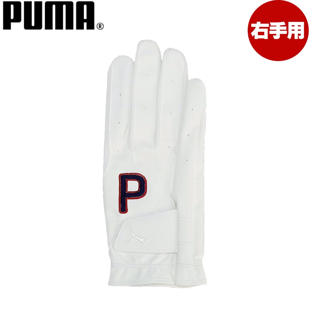 PUMA 042019 メンズ ゴルフ P グローブ 右手用 プーマ ゴルフグローブ レフティ用 レフティー用 左利き