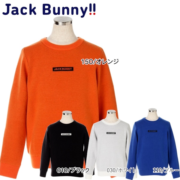 【大特価80%OFF】Jack Bunny!! 12G1P*2Wジャガード クルーネックニットプルオーバー (JUNIOR) 264-1270141