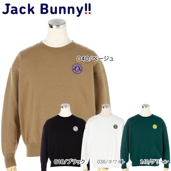 【大特価80%OFF】Jack Bunny!! バックロゴジャガードクルーネックニットプルオーバー (JUNIOR)  264-1270921