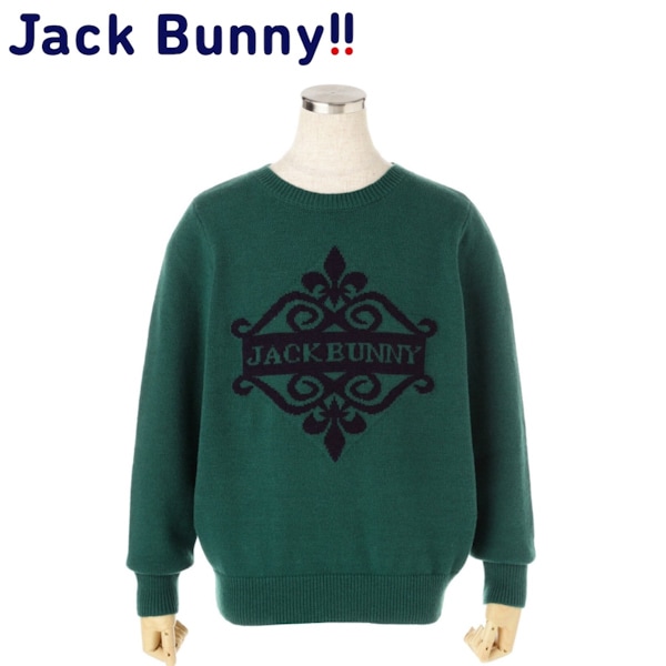 【大特価80%OFF】Jack Bunny!!（ジャックバニー） 天竺 クルーネックニット プルオーバー (JUNIOR) 264-0270143