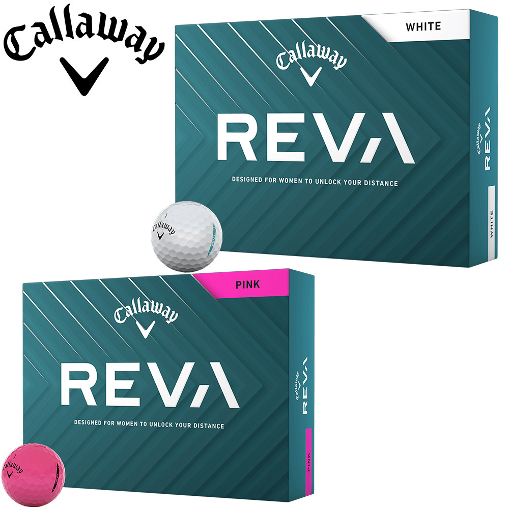 キャロウェイ 2025 REVA レバ ボール 1ダース 日本仕様 Callaway 一回り大きなゴルフボール