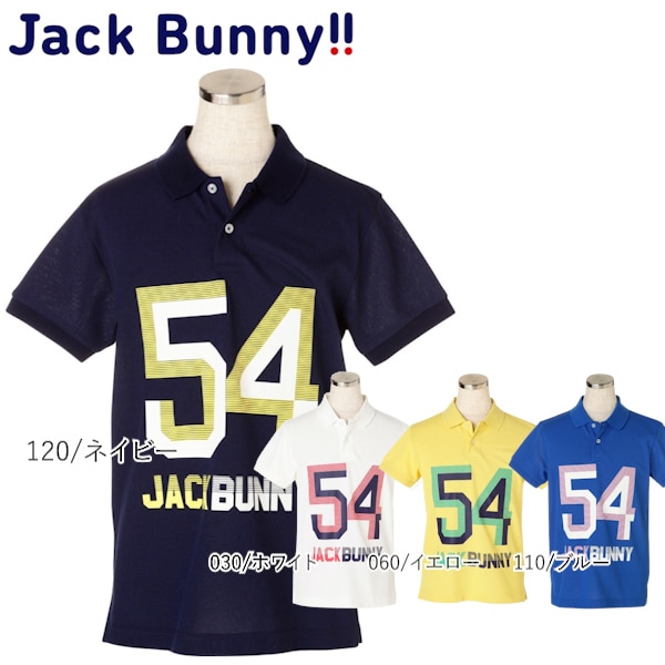 【大特価80%OFF】Jack Bunny!!（ジャックバニー） アイスコットン 半袖ポロシャツ(JUNIOR)264-9160535
