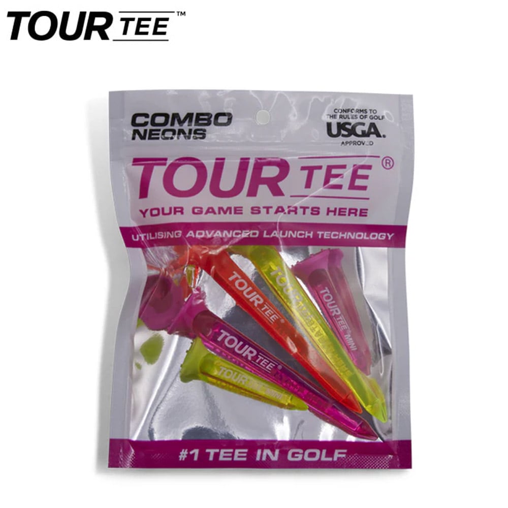 TOUR TEE COMBO NEONS PINK ツアーティー コンボ ネオンピンク T-490(580) 5本入り
