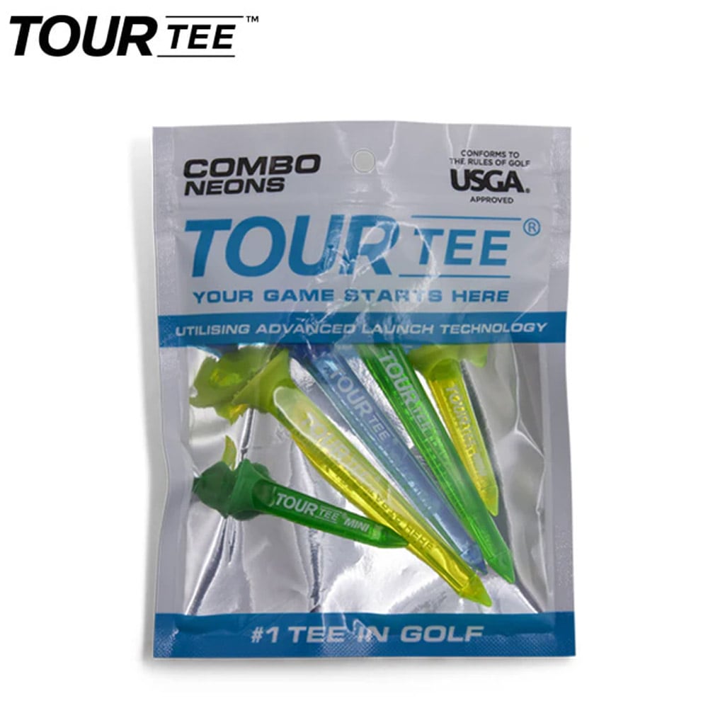 TOUR TEE COMBO NEONS BLUE ツアーティー コンボ ネオンブルー T-490(570) 5本入り
