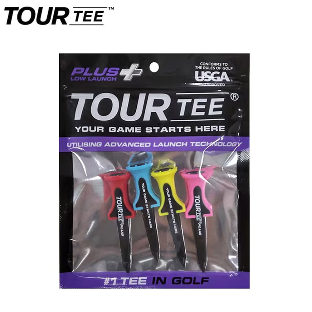 TOUR TEE PLUS LOW LAUNCH ツアーティー プラス ロウローンチ T-497(590) 4本入り
