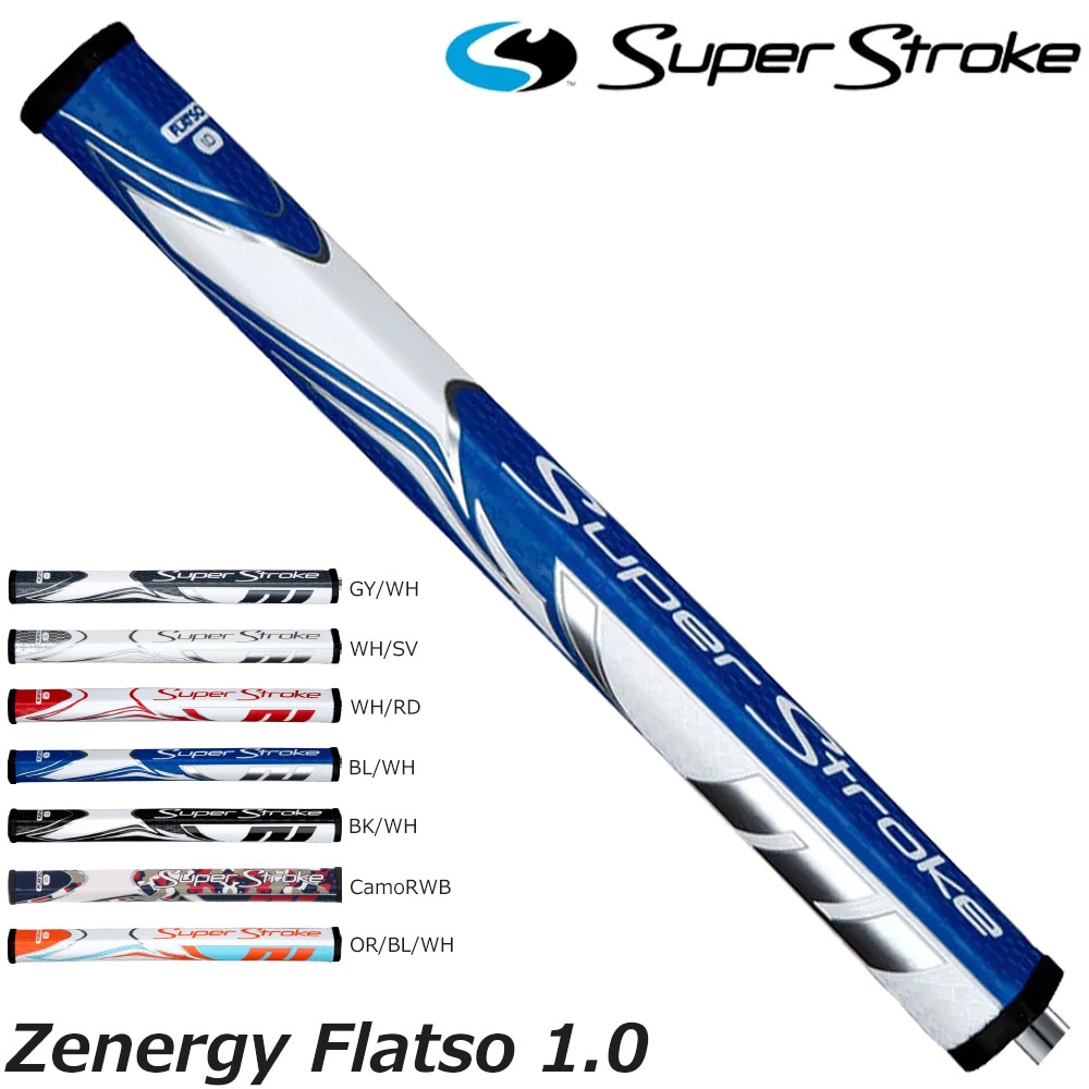 SuperStroke Zenergy FLATSO 1.0 GR-248 スーパーストローク ゼナジー フラッツォ1.0 日本正規品 パターグリップ