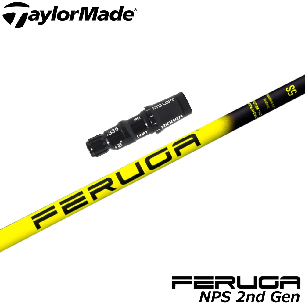 テーラーメイドUS純正スリーブ付シャフト フェルガ Feruga NPS Mid-Low Launch Wood Shaft 2nd Gen
