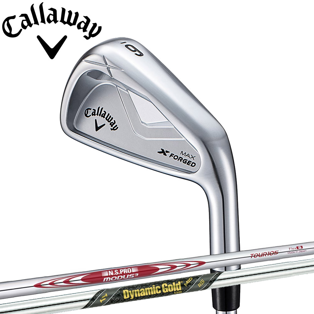 キャロウェイ X FORGED MAX アイアン 5-PWセット MODUS/DG MID115装着モデル 日本仕様 IRON Callaway