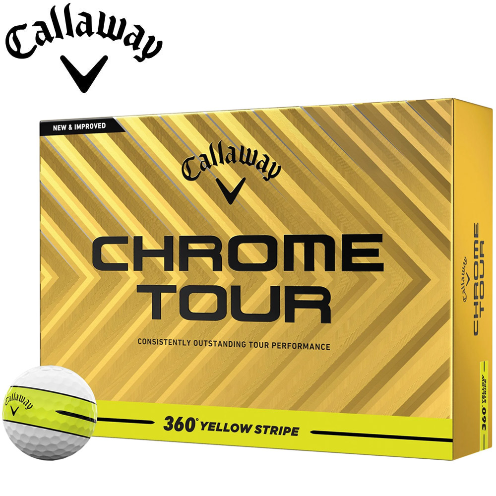 キャロウェイCHROME TOUR TRUTRACKイエロー ボール CHROME TOUR X TRUTRACKイエロー ボール | ボール